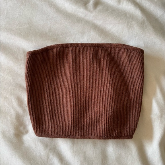 White Fox Brown Tube-Top - Picture 2 of 3